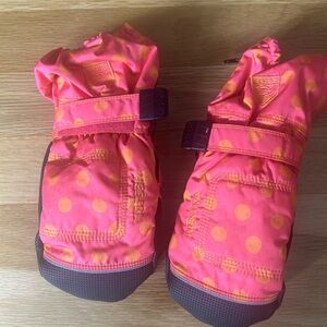 Hestra Baby Zip Long Ski Mittens Girls Size 5